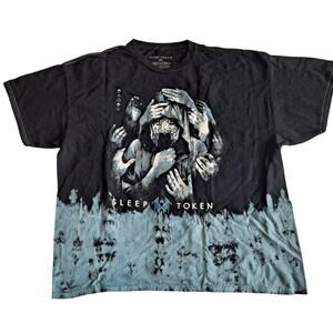 Sleep Token Worship Hand Vessel Rock Band Tie Dye Tee - Size XXL NWOT